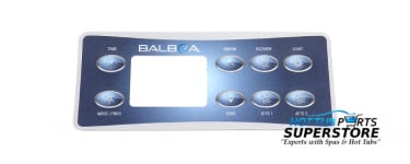 Balboa 8 Button Overlays