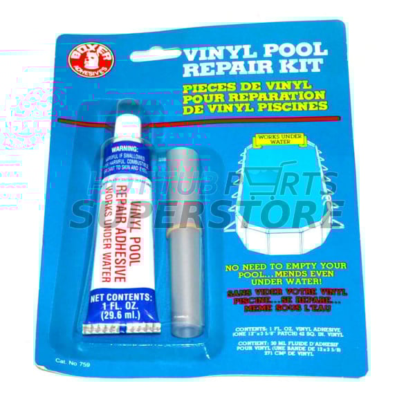 Pool Liner Vinyl Repair Kit Spa Hot Tub Vinyl Repair