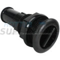 1" Lo Profile Black Drain Valve