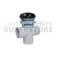 2" Water Diverter Valve - Black