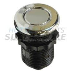 Air Button - Mini, Flat Style, Chrome