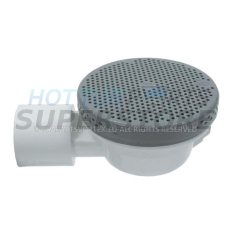 3/4 Inch Waterway Floor Drain, Grey