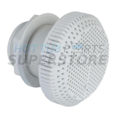 1.5" Long Wall Fitting Suction Drain, White