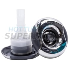 3" Wellis Spas Jet, Roto, Stainless & Light Grey V1