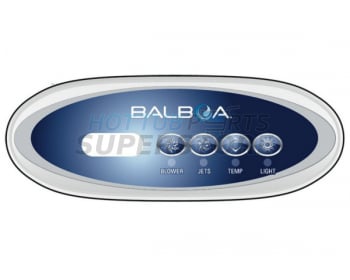 Balboa VL240 4 Button Topside Control Panel - 53643