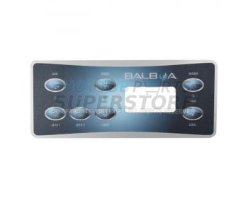 Balboa VL701S Panel Overlay - 2 Pump + Aux
