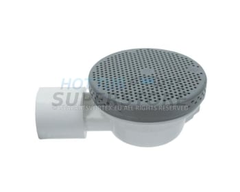 3/4 Inch Waterway Floor Drain, Grey