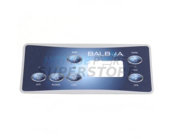 Balboa VL701S Panel Overlay - 1 Pump + Air V2