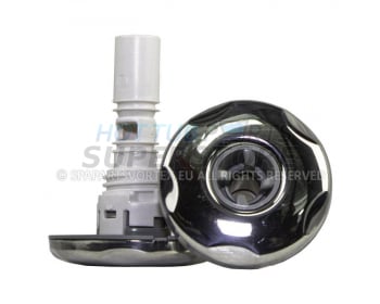 2-1/4" Cluster Storm Jet, Rifled, 5-Scallop, Stainless/Grey (Thread in)
