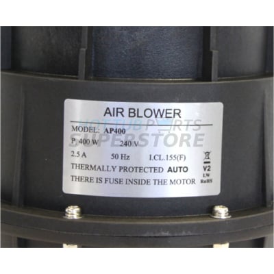 LX_AP400_Air_Blower_Data_Label