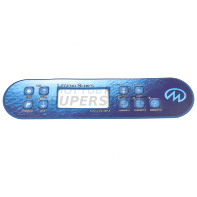 Master Spa Legend Series 9 Button Overlay - MAS560