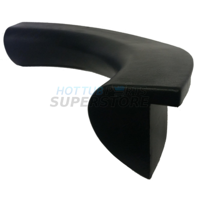 ita Spa Large Curved Headrest Pillow - Black