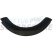 Vita Spa Large Curved Headrest Pillow - Black